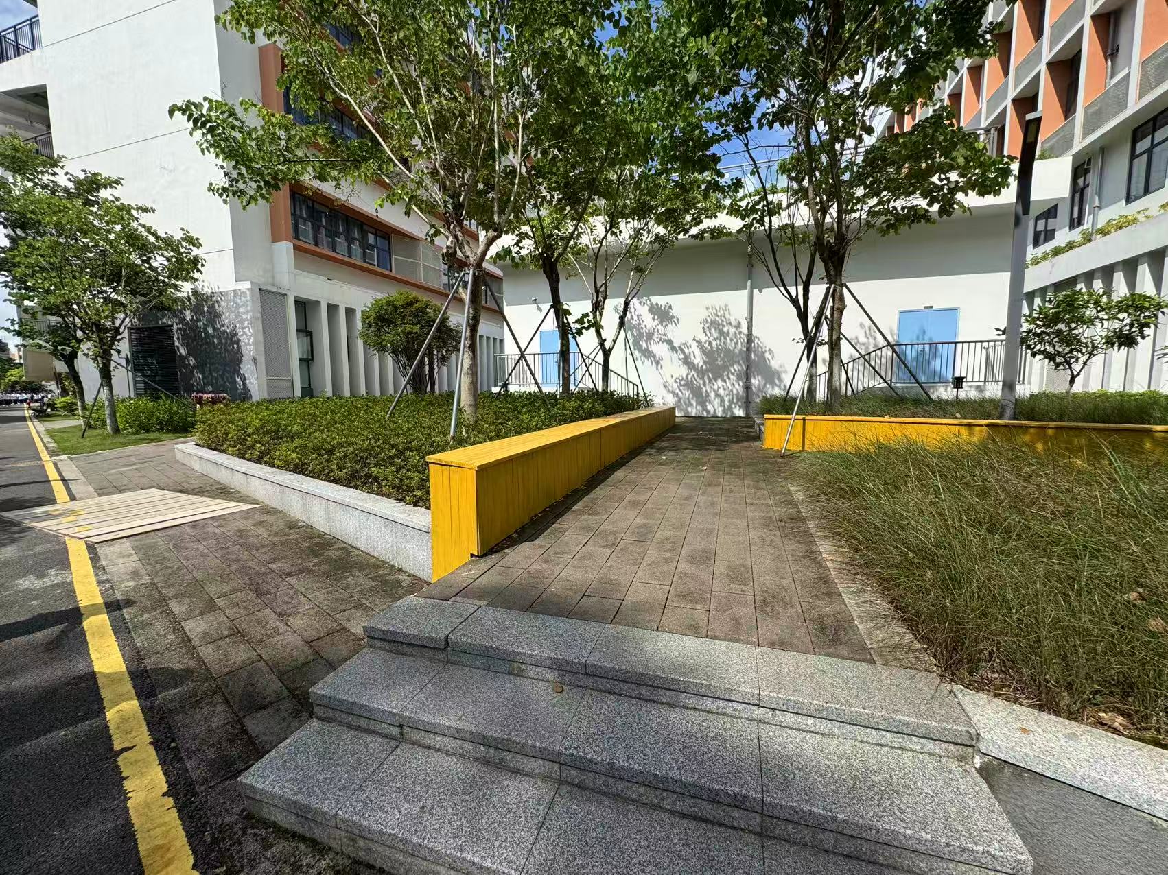 B区1号点位实景图 - 位于B区北部连接A区